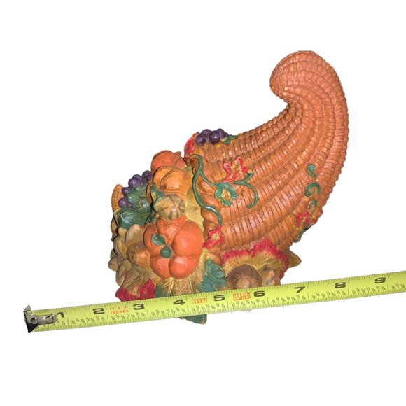 Decorative Cornucopia Fall Harvest Centerpiece - Picture 7 of 9